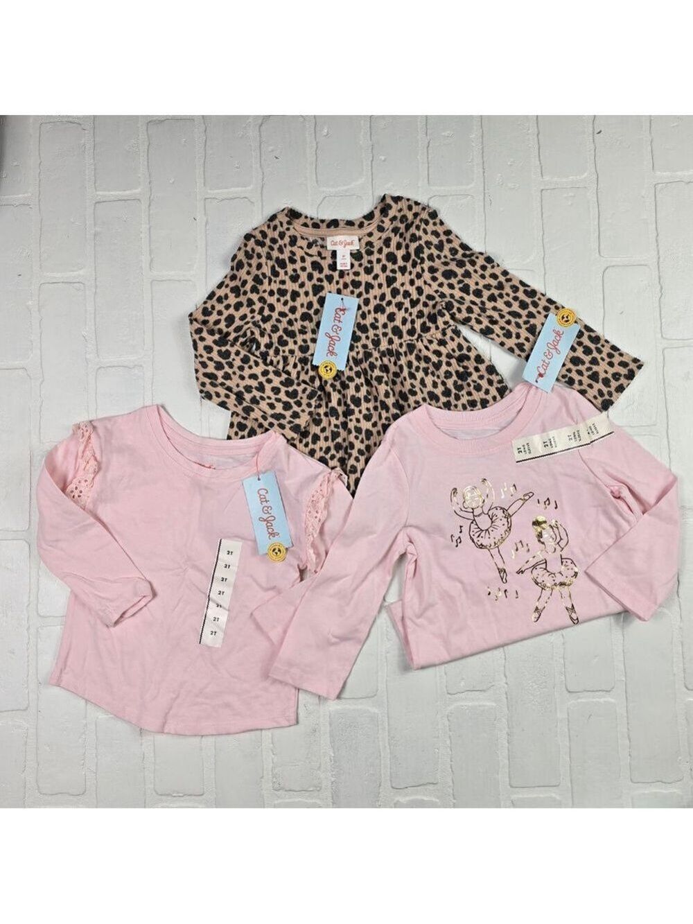 Cat & Jack Three Piece Top Bundle Size 2T